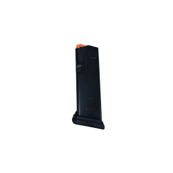 CHARGEUR GLOCK 43X METAL 15CPS ELEVATEUR ORANGE