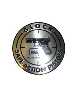 Panneau Argenté Glock Safe...