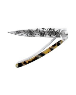 Couteau Deejo Miroir Tortue...