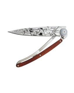 Couteau Deejo Titane Bois...