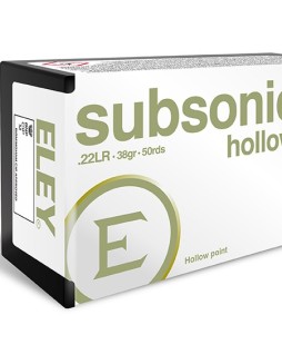 Munitions ELEY SUBSONIC...